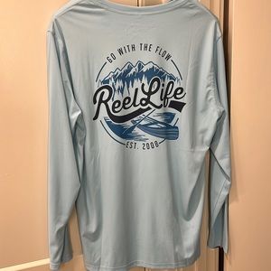 NWT Mens Reel Life UV shirt